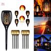 Solar Flame Torch Light with Sensor, 12 LED for Outdoor Decor and Landscape