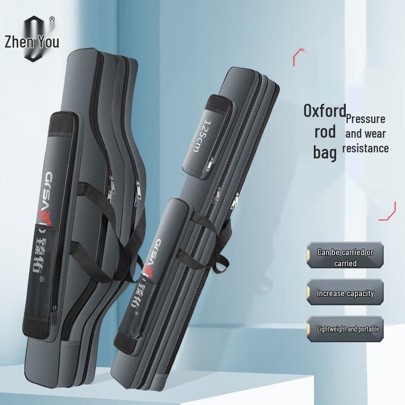 Grsaed Waterproof Double-Layer Fishing Rod & Tackle Bag