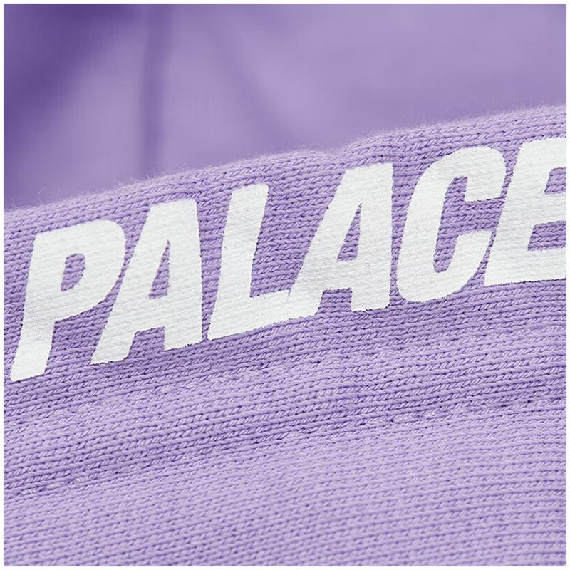 Palace FW22 Double Popper P Hood Custom Sweatshirt Unisex Tops Purple P21CS248