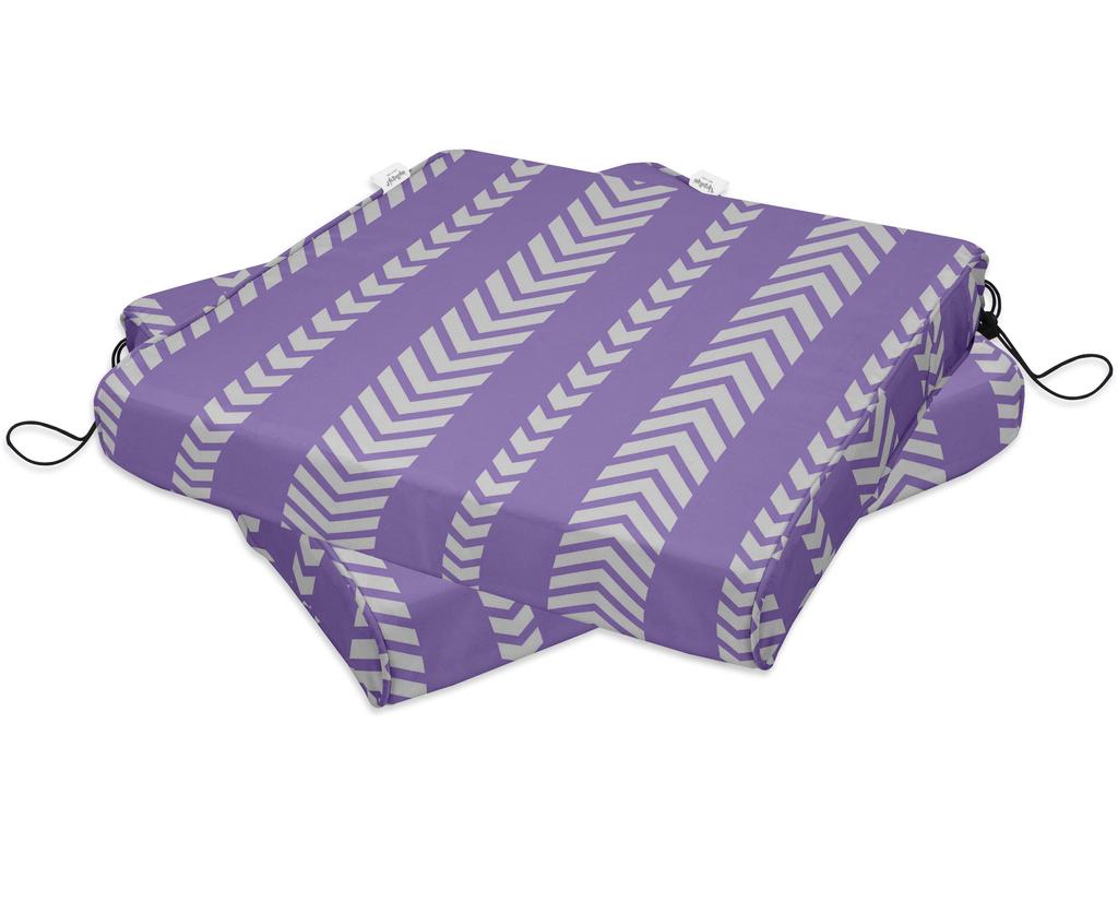 Vargottam Perfect Outdoor Indoor Square Corner Seat Cushions Water-Resistant Lounge Chair 18.5" X 16" Home Office Patio Furniture