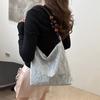 Trendy Street Style Casual Tote Bag 2024 Summer Fashion Pu Shoulder Bag