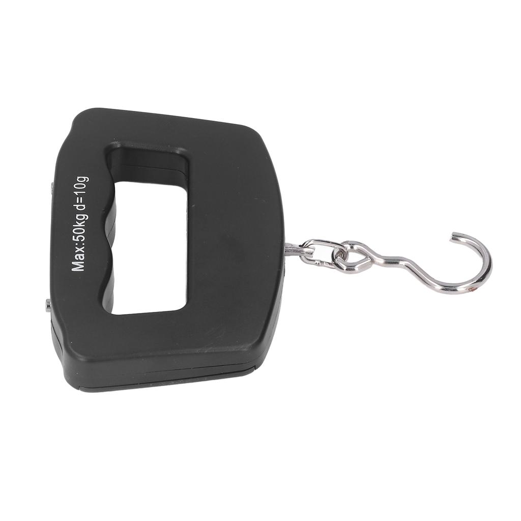 Digitale Hängewaage 50kg mit Haken LCD-Anzeige Einheitenumrechnung Elektronische Hakenwaage für Einkaufen Angeln Haushalt