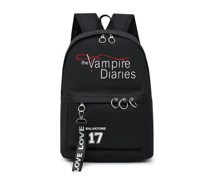 3-delige Schoolrugzakset voor Studenten Grote Capaciteit Oxford Stof Schooltas met Schouderband en Etui iron buckle school bag