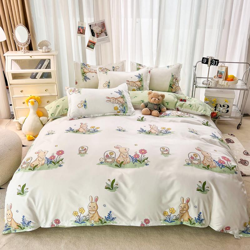 Bonenjoy Black And White Colo Striped Bed Cover Sets Single/Twin/Double/Queen/King Quilt Cover Bed Sheet Pillowcase Bedding Kit