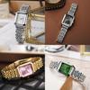 Minimalist Womens Square Quartz Watch With Alloy Case For Casual Office Wear