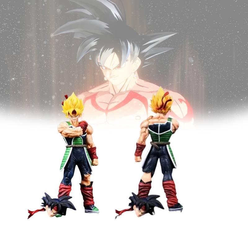 Super Saiyan Gk Double Head Sculpted Collectible Figure 24cm Pvc Model Toy