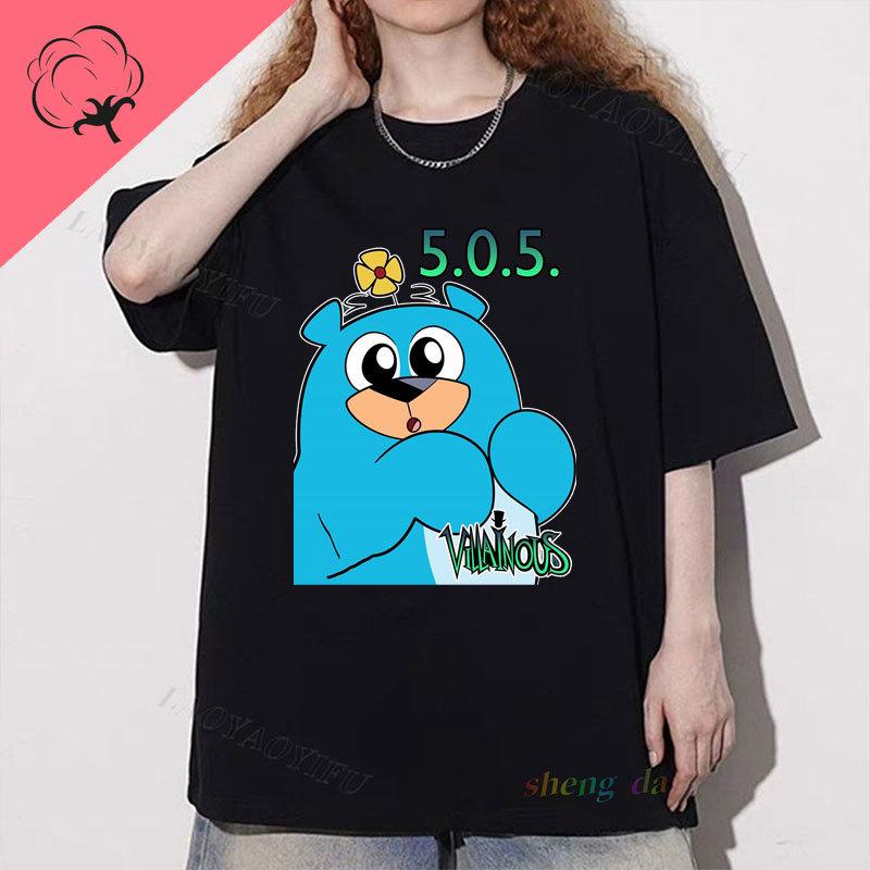 

Mexico Cartoon Villainous Black Hat Casual Funny Graphic T Shirts Hot Sale Cotton Short Sleeve Streetwear Harajuku Top S