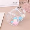 Plush Doll Out Bag Pvc Transparent Cotton Doll Transparent Display Pouch Clear Storage Case For Anime Cartoon Dolls