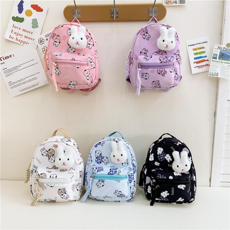 Fashionable Cartoon Toddler Backpack Lightweight Oxford Cloth For School