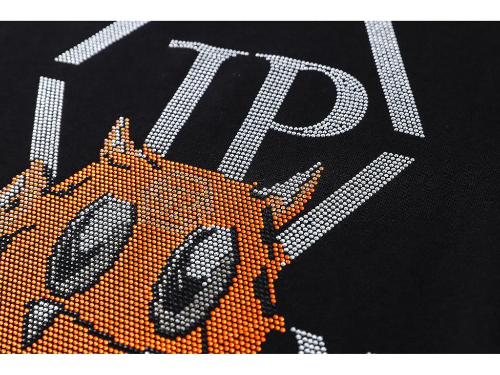Trendy Brand Philipp Plein Men's Rhinestone Letter Hoodie - Autumn/Winter Street Fashion Sweater.