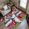 Dynamic Soccer Legend Action Carpet Suitable for Game Room Balcony Outdoor Decorate Room Anti-slip Rug Decorate Offices