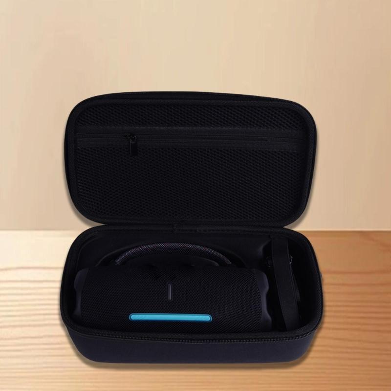 Portable EVA Storage Bag For Charge6 Speaker Carrying Case Hard Shell Travel Pouch With Dustproof Features Easy Access