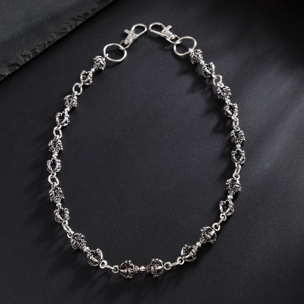 Punkowe Spodnie Łańcuch do Portfela Hip Hop Metalowy Łańcuch do Spodni Modny Hipsterski Łańcuch do Jeansów Dla Kobiet Mężczyzn