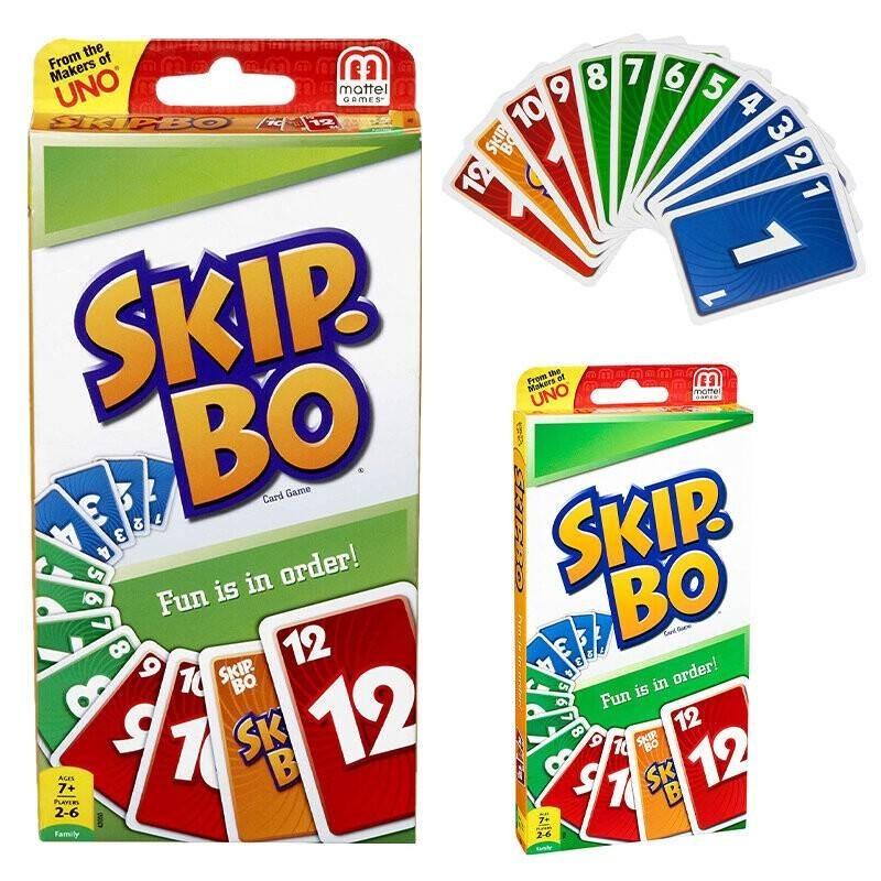 Spännande Skip Bo-kortspel Idealt för familjekul och vänskapliga sammankomster
