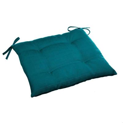 Quilted CHAIR CUSHION for Garden/terrace 40x40cm Sea Green
