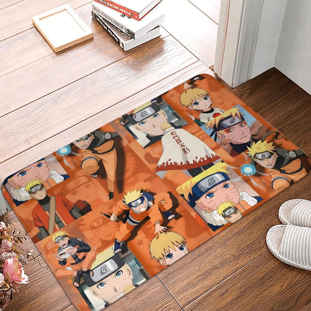 Anime Narutos Uzumaki Itachi Door Floor Bathroom Kitchen Mat Anti-Slip Indoor  Doormat Living Room Entrance Carpet Rug