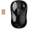 Mouse - 2x Bluetooth + 2.4 GHz USB Receiver - MOBILITY LAB - PHANTOM - Black and Transparent