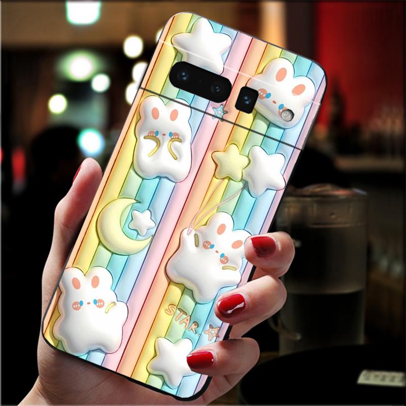 

Phone Case For Google Pixel 10 Pro XL 9 Pro XL 9A 8 7 6 Pro Pixel 8A 7A 6A Pixel 8 7 6 5 Cute Bear Panda Fruit Rabbit Google Pixel 8 Pro