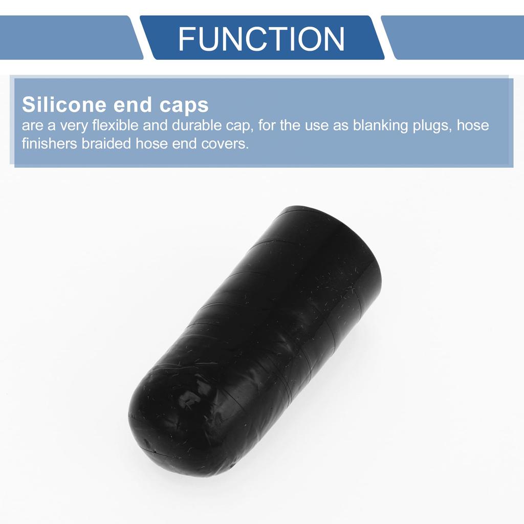 X AUTOHAUX Silicone End Cap Plug Pipe Treatment Mecla Plug