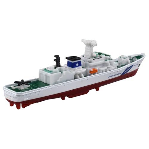 TAKARA TOMY Tomica Long Type Tomica No.140 Japan Coast Guard Patrol Boat Akitsushima PLH32 Mini Car Toy Ages 3 and Up