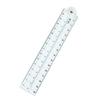 Clear Folding Ruler Flexible Drawing Ruler Centimeters Scale Measuring Length 0-30cm (0-12Inch) for Drawing Measuring