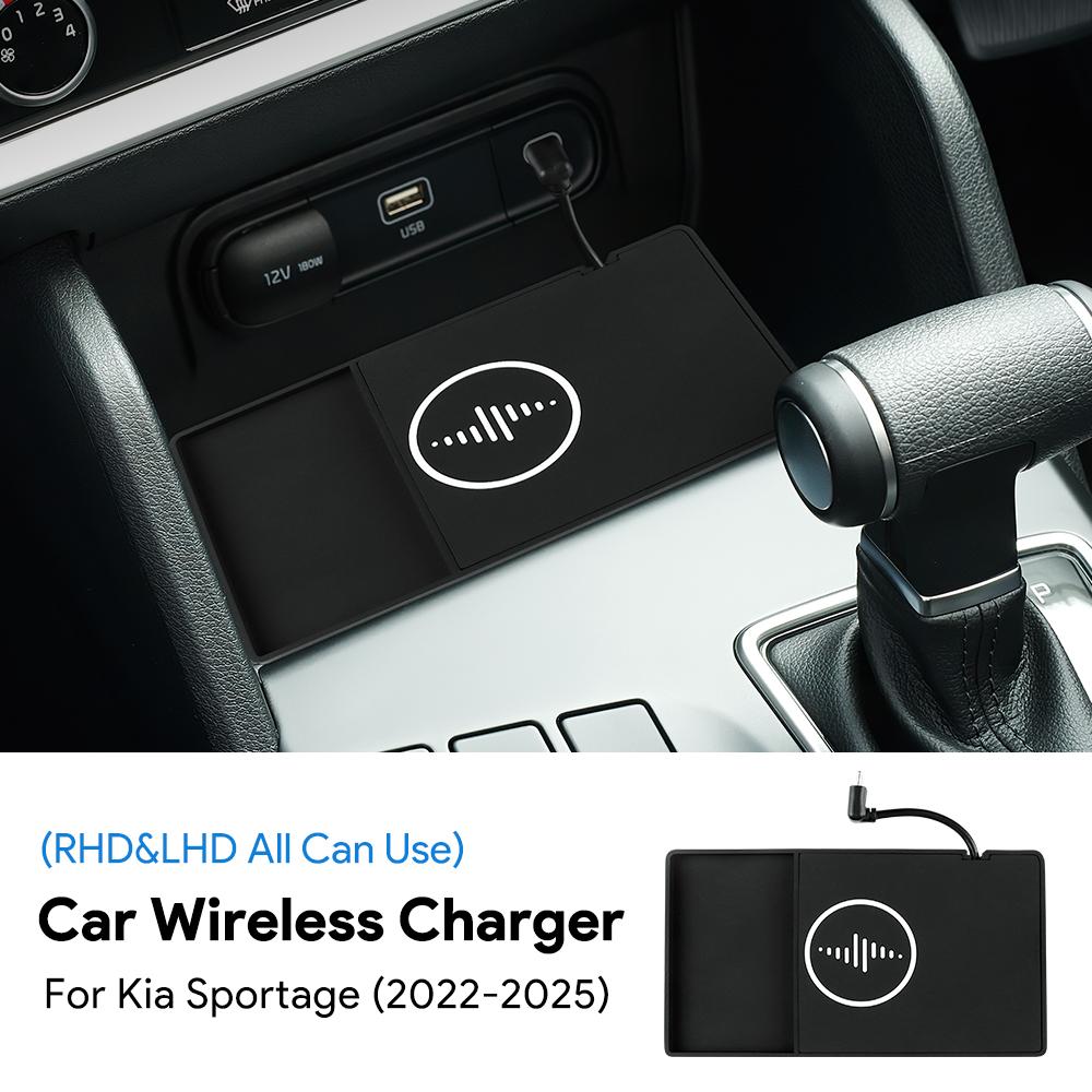 For Kia Sportage NQ5 5 2022 2023 2024 2025 Mobile Phone Charging Holder 15W Charger Board Car Wireless Charger