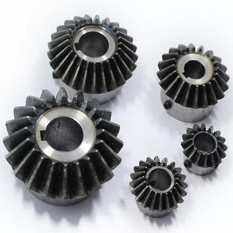 2PCS Bevel Gear 2M 20Teeth Inner Hole 8/10/12/14/15/16/17/18/19/20 mm  90 Degrees Meshing  Steel  Screw  M5