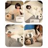 Extra Long Plush Dog Pillow for Sleeping Cuddling 90/110cm Cute Stuffed Animal Multi-functional Throw Cushion for Kids Adults