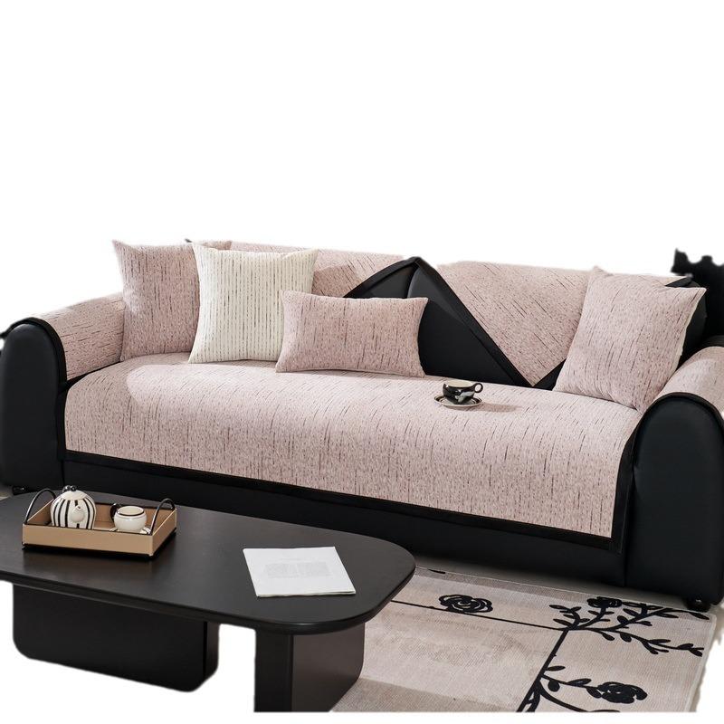 Stoff-Sofa-Kissen für alle Jahreszeiten, leichter Luxus und hochwertiger Sofaüberwurf, neues doppeltes Rückenlehnenbezugstuch-Handtuch