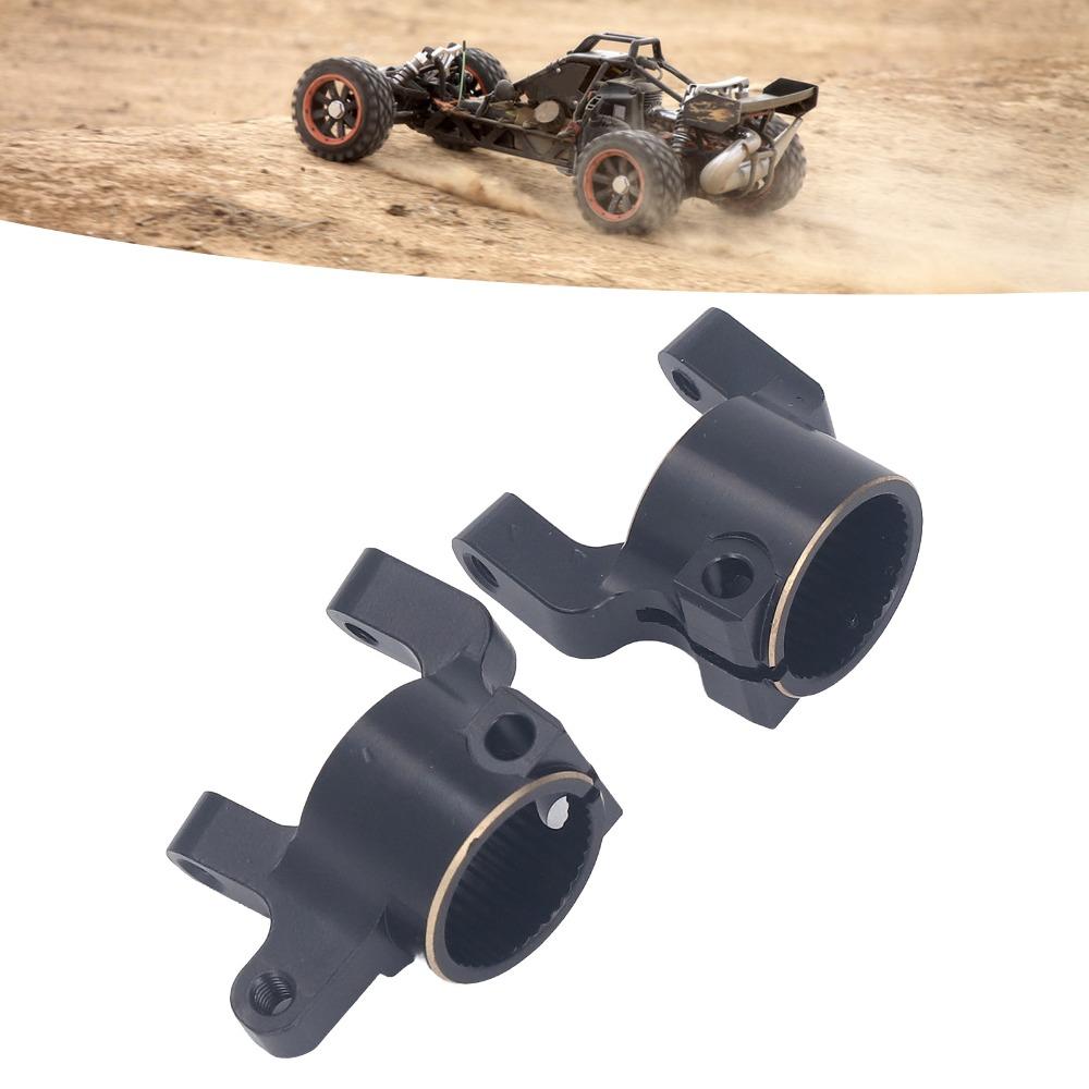 2Pcs/Set 1/10 Scale Brass C Hub Carriers for Axial SCX10 II AR44 1/10 RC Crawler Upgrade Parts