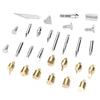 28-in-1 Holzbrandstift-Spitzen-Set Lötspitzen-Set Pyrographie Bastelwerkzeug-Set