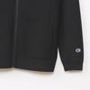 Champion Long Sleeve Stretch Hoodie with Warm Logo and TECH 3LS Zip Hooded Basketball Size L Men's One-Point Logo, WEAVE® Sweatshirt, Black,