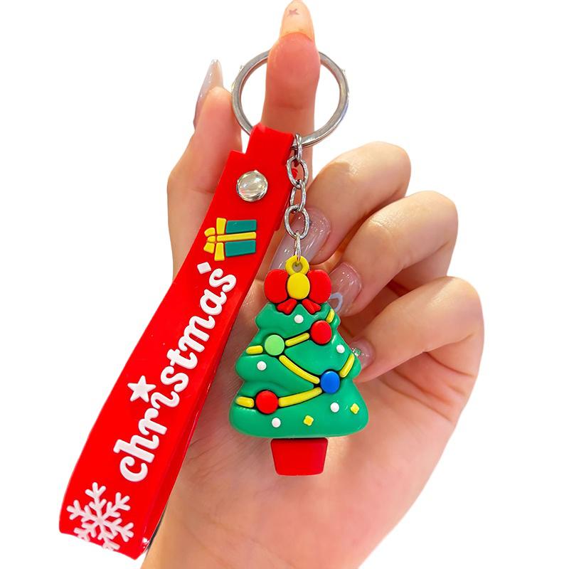 

Christmas Accessories Cute Cartoon Design Office Gifts Keychains PR Gift Keyring Funny Various Styles B