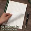 A5 Size 60 Pages Thick Spiral Binding Loose Leaf Notebook with Line Pages for Students School Office Supplies