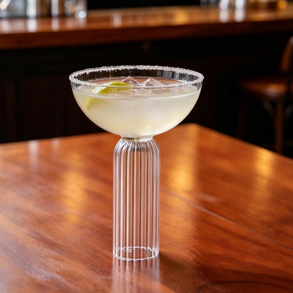Inmeet Margarita Cocktail Glass/Champagne Glass/Wedding Party Wine Glasses/Bar Tools/High Borosilicate Glass Cup