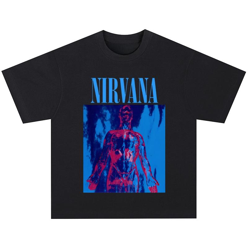 Nirvana In Utero album cover graphic print T-shirt XXXXL