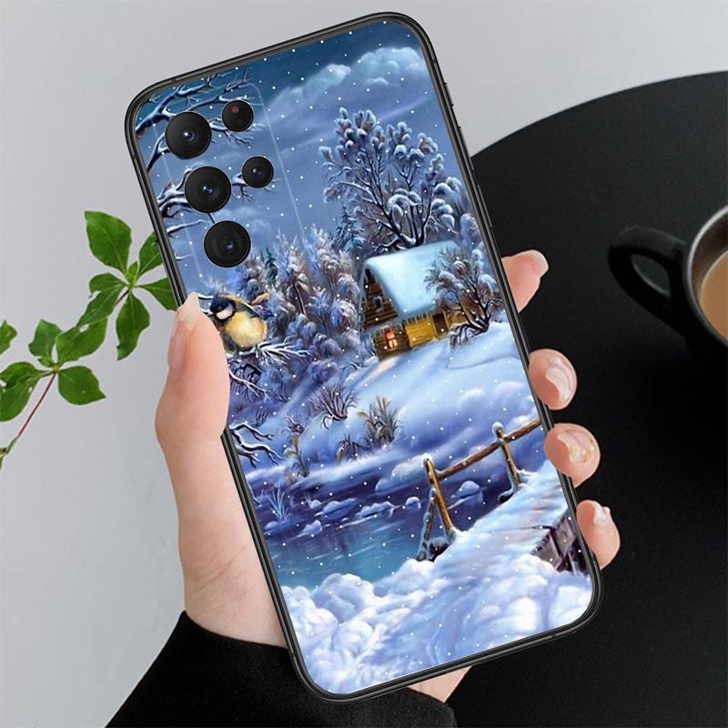 Christmas Santa Deer Snowman Phone Case For Samsung S25 S24 S23 S22 S21 S20 Ultra S20 S22 S21 S23 S20 FE Samsung S25 S24 Plus