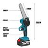 388V 3000W 6 Zoll Holzbearbeitung Astschere Einhand Garten Holzfällung Power Mini Elektrische Kettensäge Mit 2 Stück Akku