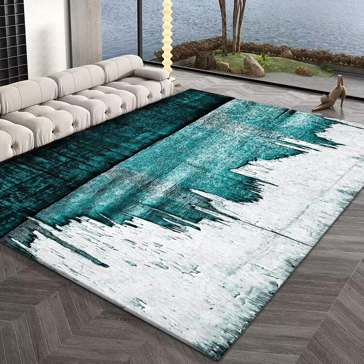 Modern Carpet for Living Room Abstract Large Area Plush Rugs Bedroom Decor Bedside Carpet Washable Non-slip Floor Mat Lounge Rug