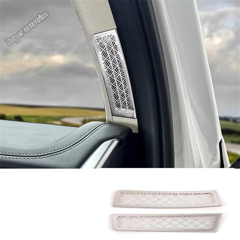 Car Front Pillar A Tweeter Speaker Audio Sound Frame Sequin Cover Trim Accessories For BMW X1 iX1 U11 X2 iX2 U10  2024 2025