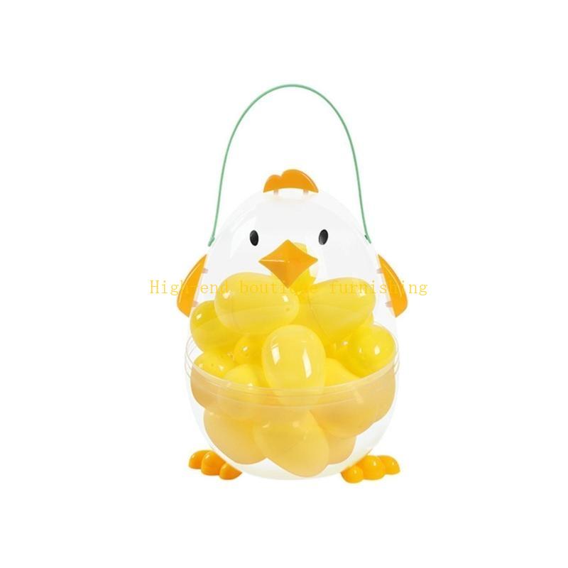  Easters Box Gift Boxes Chicken Treat Candy Box Easters Celebration Box Polystyrene Texture for Treats and Candy