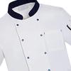 Men Women Uniform Short Sleeve Cooking Clothes Breathable Work Wear Chef Coat Jacket for Kitchen,
