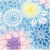 Todaya Shoten Tenugui Hand Towel, Nashi-en Dye, Hana Kanoko T-119, Chusen, 100% Cotton, Approx. 37x97cm