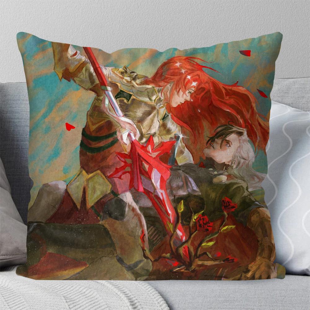 

Game Honkai Star Rail Argenti P Pillow Case Square Pillow Bedroom Sofa Leisure Comfort Cushion Living Room Home Decoration 40X40 16x16Inch