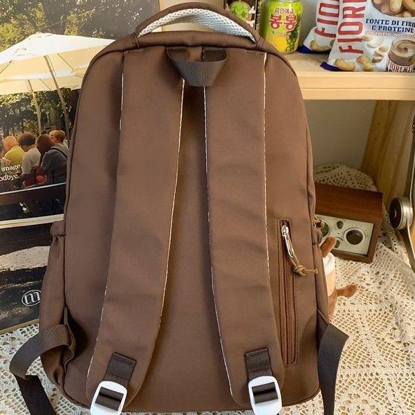 Capybara-Rucksack, süßer Rucksack, Plüsch, Schultasche, Cartoon, weich, lustiges Tier, große Kapazität, ausgestopfter Unisex-Y2K-Ästhetik-Rucksack