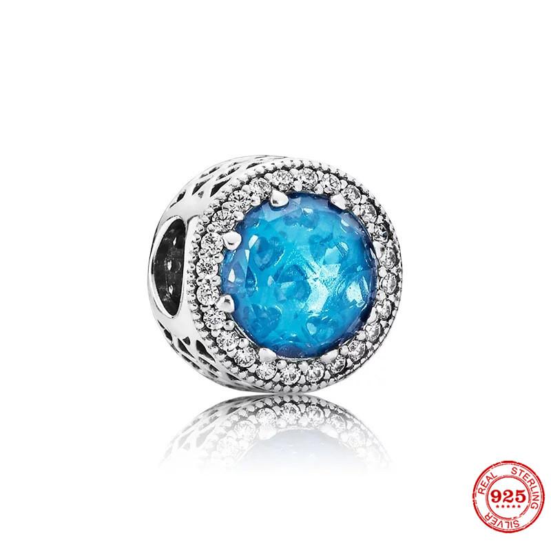 Classic copper Sparkling Clear Charm Bead Ideal For Girl Compatible With Authentic Bracelets Do It Yourself Women Jewellery