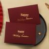 European Style Handwritten Wedding Invitation Set: Small Size Invitation, Envelope & Thank You Card for Instagram Weddings