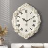 Retro Wall Clock Decoration Silent Living Room Wall Watch Fashion Dining Room Clock Light Luxury Home Decoration Accessories