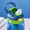480ML Cartoon Kid Water Bottle With Straw BPA Free Child Drinking Kettle  Plastic Portable Transparent School Travel Cute Cup