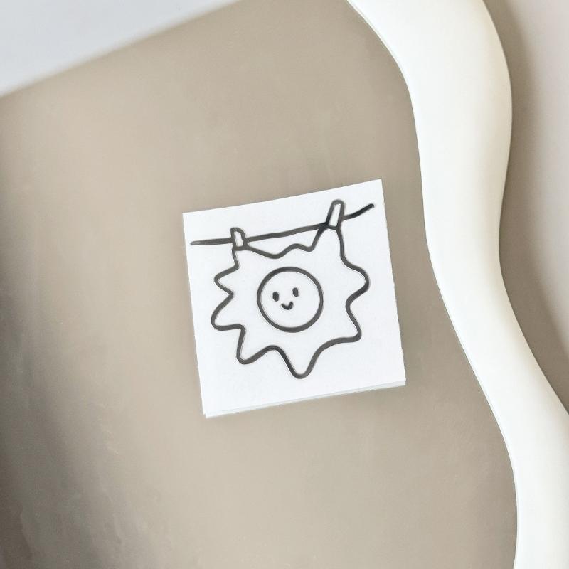

1Pcs Waterproof Glossy Paper Laptop Decals Humorous I M Fine Funny Sarcastic Stickers Disposable Easy-To-Tear Diy Accessories